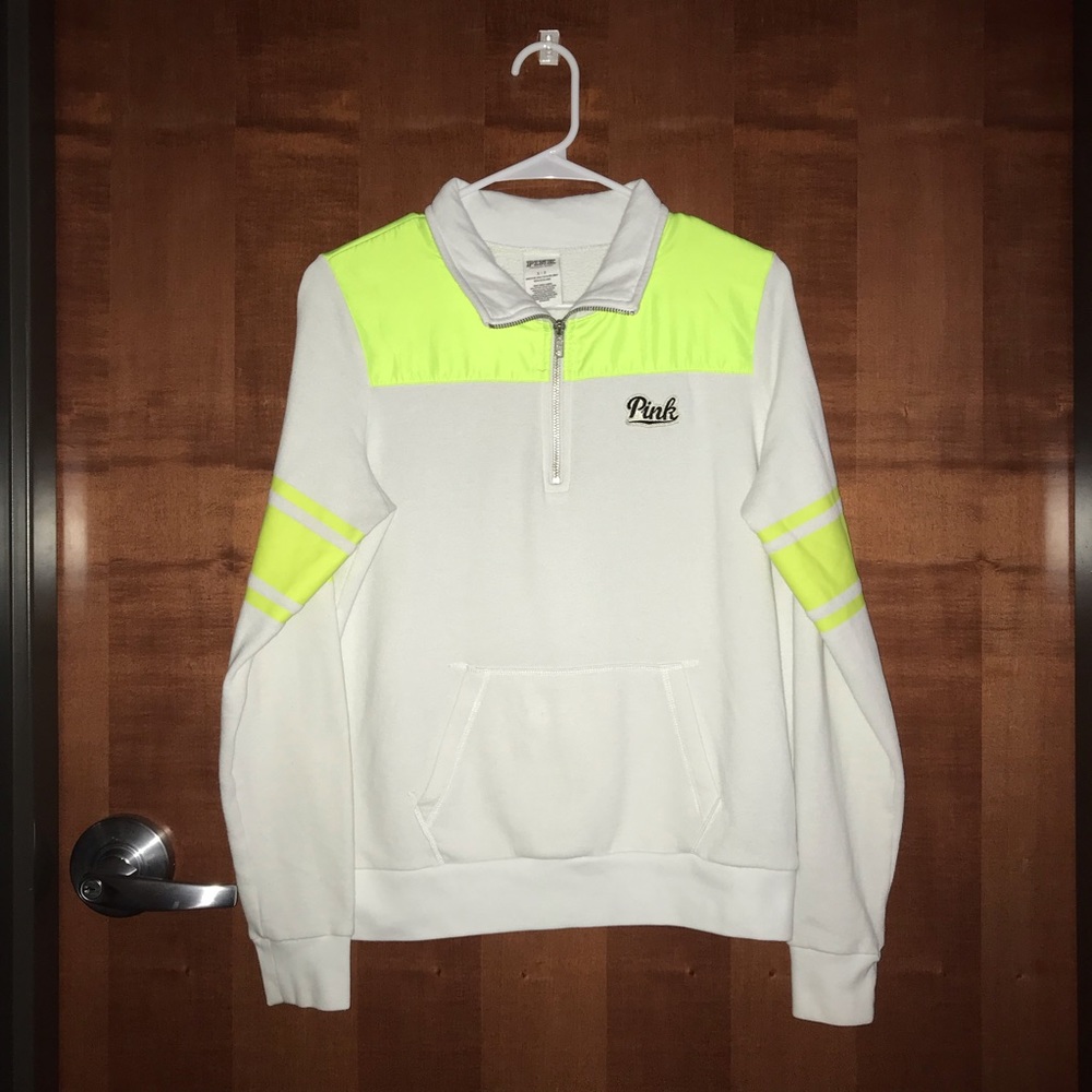 VS PINK Perfect Quarter-Zip Pullover